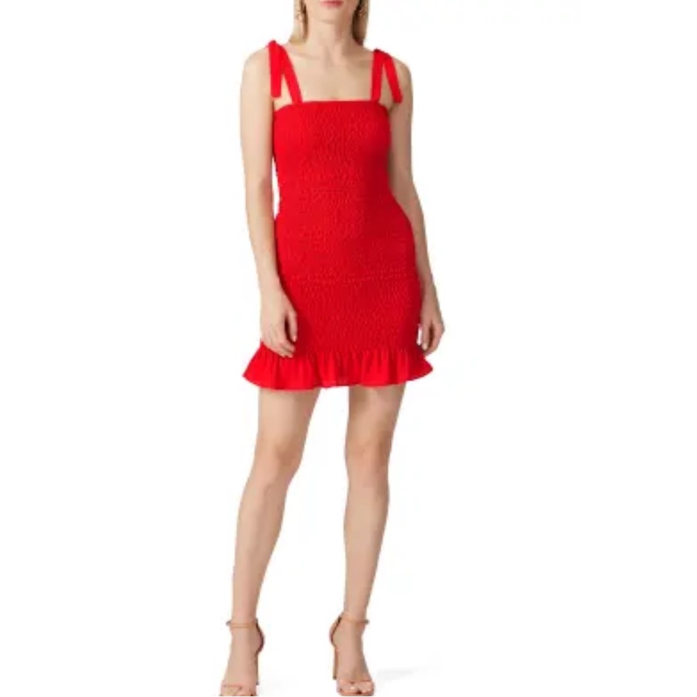 REVOLVE krisa Smocked Tank Mini Dress